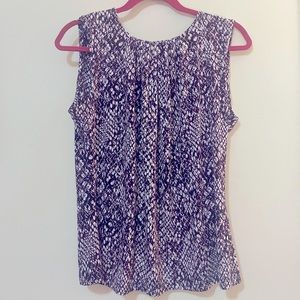 Calvin Klein sleeveless blouse